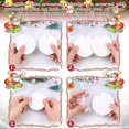 thumbnail image 3 of 35 Pieces Sublimation Ornament Blanks, Round Blank Sublimation Ornaments Sublimation for Christmas T, 3 of 5