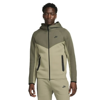 Nike Men's Tech Fleece Full Zip Hoodie Sweatshirt Small Khaki Tan
