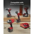 thumbnail image 2 of Batería de repuesto Aoasur 9.0Ah 18V para Milwaukee M-18, 2 of 7