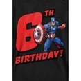 thumbnail image 3 of Captain America Boys/Girls Pull Over 6th Birthday Hoodie, 3 of 6
