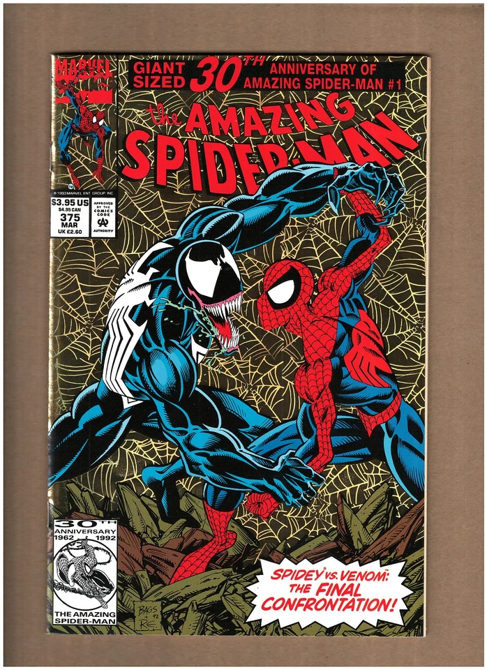 Amazing Spider-man #375 Marvel Comics 1993 Holofoil VS. VENOM NM