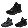 thumbnail image 4 of NOKIO Men'S Snow Hike High-Top Boots Men'S Snowshoeing Fleece-Lined Boots Men'S Snow Walking Anti-Skid Shoes Couple Women Men Hiking Boot Shoes Cotton Short Shoes Snow Boots Men'S Snow Country Boots, 4 of 5