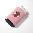 thumbnail image 3 of Carolines Treasures CK4251CC Chocolate Labrador Pink Flowers Can or Bottle Hugger Can Hugger multicolor, 3 of 5