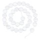 thumbnail image 1 of Aproximadamente 30 cuentas de concha de agua dulce naturales, redondas y planas, con forma de moneda de disco blanco., 1 of 7