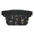 thumbnail image 3 of Balery Stylish Avian Gathering Mochila Cinturón para Mujeres y Hombres, Bolsa de Cintura Impermeable de Doble Capa con Correa, 3 of 9