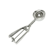 Excellante 2 oz stainless steel ambidextrous scoops,2.25" diameter, comes in each
