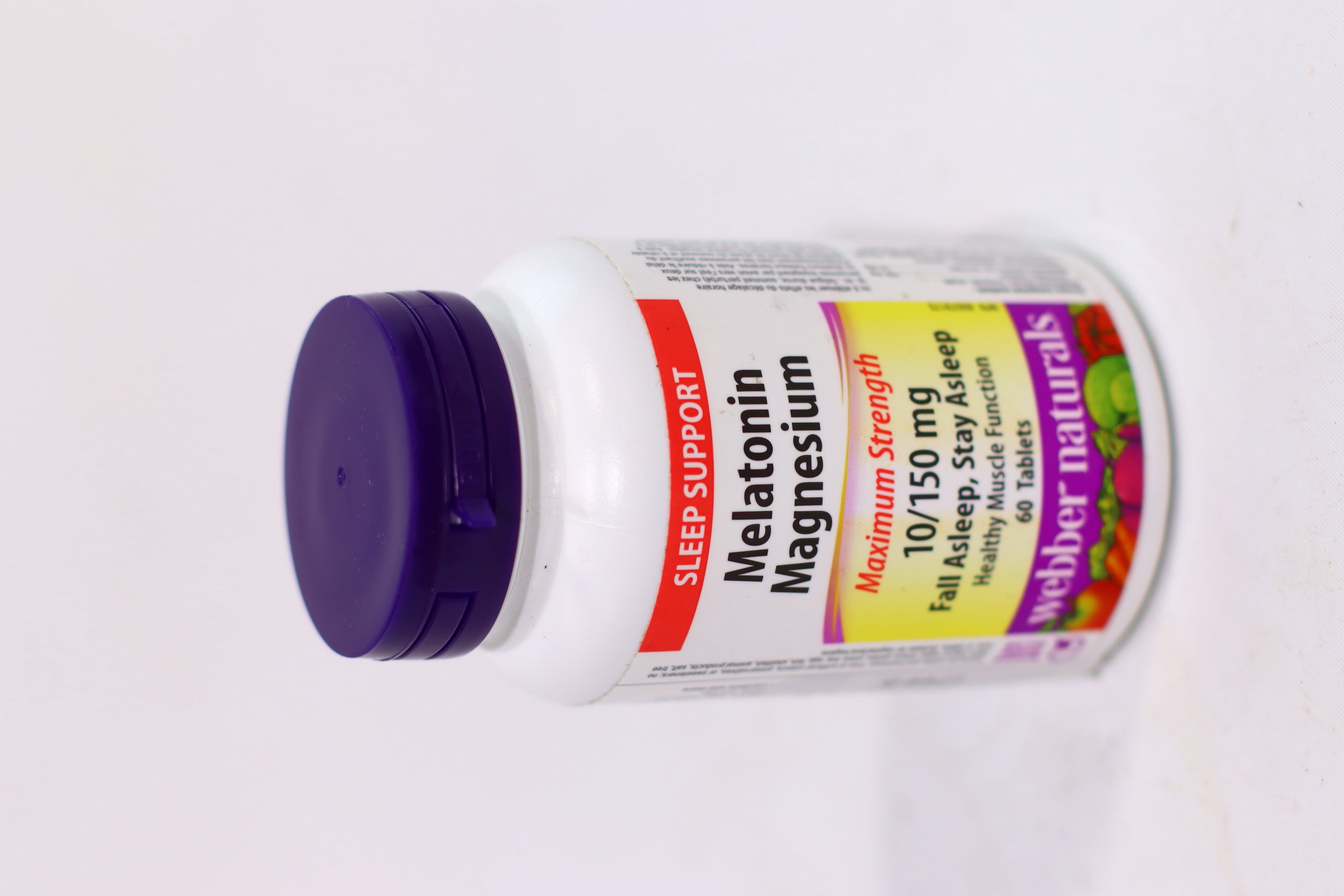 Webber Naturals Melatonin Magnesium 10/150 mg · Maximum Strength, 60 Tablets