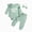 H233-Green, variant on masbird Baby Girl Clothes 0-24M Newborn Girls Outfits Lace Romper Floral Pants Cute Bow Headband Infant Babys 3Pcs Set,Red,9-12 M