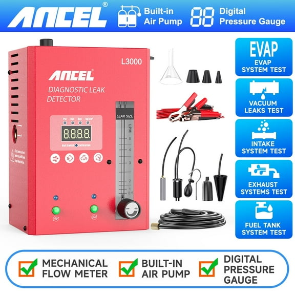 ANCEL L3000 Automotive Smoke Machine EVAP Test Smoke Leakage Locator