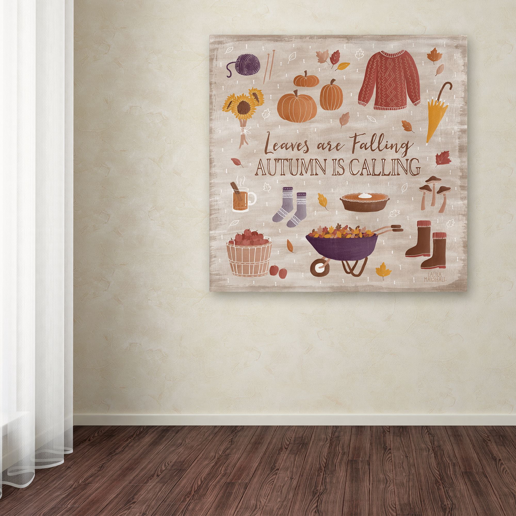 Trademark Fine Art 'Autumn Enchantment I' Canvas Art by Laura Marshall