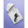 thumbnail image 3 of Unicorn Silhouette Hoodie Women -Image by Shutterstock, Female XX-Large, 3 of 4