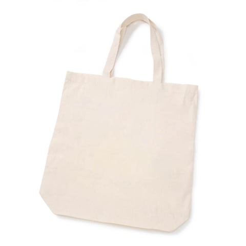 50 x Canvas Natural Cotton Tote Bags Plain Shopper Shoulder Handbag 