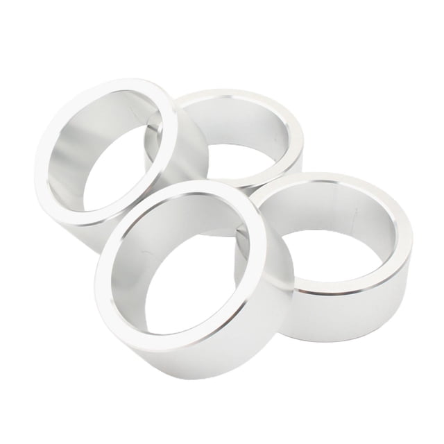 Kit de espaciador de elevación de helicoidal delantero trasero de 2,5 pulgadas para Rancher, aleación de aluminio, se la la adaptaciónción a 230250300 Plata