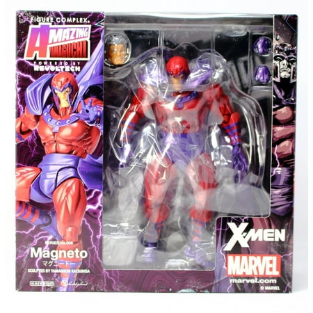 New US Seller Marvel Amazing Yamaguchi Revoltech No.006 Magneto MIB X-Men