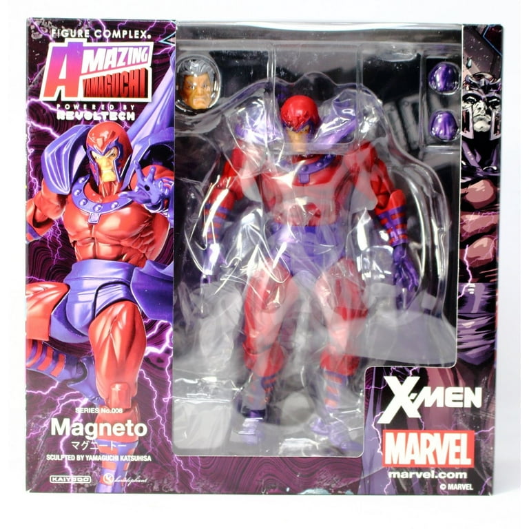 New US Seller Marvel Amazing Yamaguchi Revoltech No.006 Magneto MIB X-Men