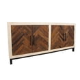 thumbnail image 3 of Bayside 4-Door Sideboard with Solid Wood Frame Multi-Color 2-Tone Finish, 3 of 5