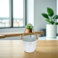 thumbnail image 3 of CIMAXIC Decorative Iron Hanging Flower Pot with Rope for Home Wall Plant Storage, 3 of 7