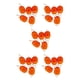 thumbnail image 2 of Eigraketly 30 piezas de soporte de línea de pescado, herramientas de tope de guardián de Color sólido luminoso Naranja 5piezas, 2 of 6
