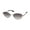 silver, variant on LUCILLE CAT EYE SHAPED 100% UV RAYS PROTECTION CLASSIC HIP SUNGLASSES