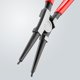 thumbnail image 3 of Knipex 46 11 A3 SB Alicate para Arandelas Exteriores en Ejes Atramentado Recubiertos de Plástico, 21, 3 of 5