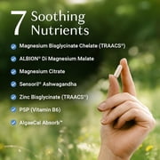 AlgaeCal Magnesium Relax - Chelated Magnesium with Ashwagandha for Sleep Support - 60 Caps