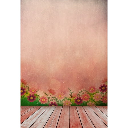 Erehome Polyester Fabric 5x7ft Sweet Flowers Backdrop Dreamy Floral Pattern Photography Background Wood Floorboard Baby Kid Infant Girl Artistic Portrait Photo Shoot Studio Props Video Drop Drape Walmart Canada