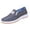 Grey, variant on NOKIO Men'S Slip-On Casual Sneakers Fashion All Season Men Casual Shoes Flat Bottom Non Slip Comfortable Round Toe Shallow Mouth Slip On Solid Color