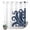 White, variant on No Hook Shower Curtain, Black White Octopus Shower Curtains for Bathroom with See Through Top Window, Coastal Ocean Animals Nautical Waterproof & Washable Bath Curtain Stand Up Stall 36"x72"