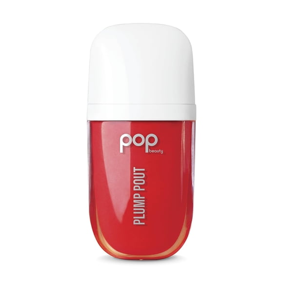 Belleza POP PLUMP POUT | WATERMELON WOW - Aceite de labios voluminizador Brillo de labios hidratante Aceite de brillo de labios nutritivo de larga duración No pegajoso