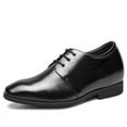 thumbnail image 2 of CMR CHAMARIPA Elevator Dress Shoes - Shoes That Increase Your Height - Black Derby Shoes 8 CM / 3.15 Inches, 2 of 5