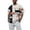 Black, variant on Black T Shirts for Men Slim Fit Quarter Sleeve Big & Tall Pullover Polo T Shirts Oversized Gradient Round Neck Summer Casual Outdoor Basic Tee