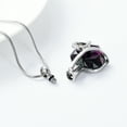 thumbnail image 5 of Birthstone Small Heart Urn Necklaces for Ashes Crystal Heart Cremation Jewelry Memorial Pendant Urn Necklace, 5 of 7