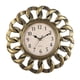 thumbnail image 1 of Reloj de pared retro Zulema 10 pulgadas Oro, 1 of 8