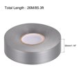 thumbnail image 2 of Unique Bargains Insulating Tape 30mm Width 26M Long 0.26mm Thick PVC Electrical Tape Grey, 2 of 5