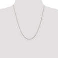 thumbnail image 5 of 925 Sterling Silver 1.25mm Round Spiga Chain; 22 inch; Lobster Clasp; for Adults and Teens; for Women and Men, 5 of 5