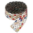 thumbnail image 2 of Rongfmy Rhinestone Ribbon Crystal Sewing Crafts 2cm - Colorful Rectangle, 2 of 7