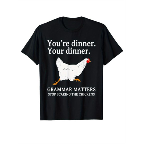 English Teacher Print, Men's Cotton T-shirt, Funny Graphic Tee Men's Outdoor Clothes, Men's Clothing, Back To School Casual Short Sleeve Crew Neck T-shirt