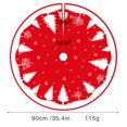 thumbnail image 2 of Christmas Tree Skirt Decoration For Home  Tree Decorations Skirt  Ornament Festive Holiday Party Decorations Indoor Outdoor, 2 of 5