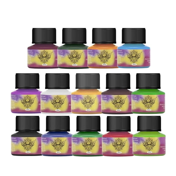 RAGUPEL 2026 New 14Pcs Tattoo Ink,Tattoo Ink Color Set,Tattoo Ink Set for Professional,Home,Body Art,Practice