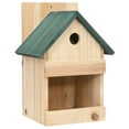 thumbnail image 3 of vidaXL Bird Houses 4 pcs 9.1"x7.5"x13" Firwood, 3 of 8