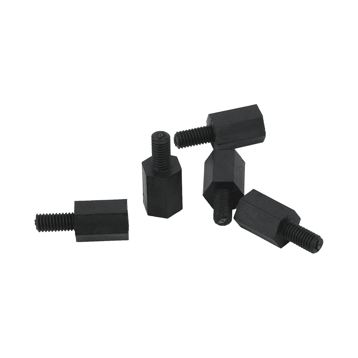 1000Pcs M3 Thread 8mm+6mm PCB Fixed Nylon Hex Standoff Spacer Pillar