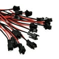 thumbnail image 2 of 10x SM 2Pin 2P 24AWG 10cm Female/Male Connector Wire Cable For LED Lamp Strip, 2 of 5