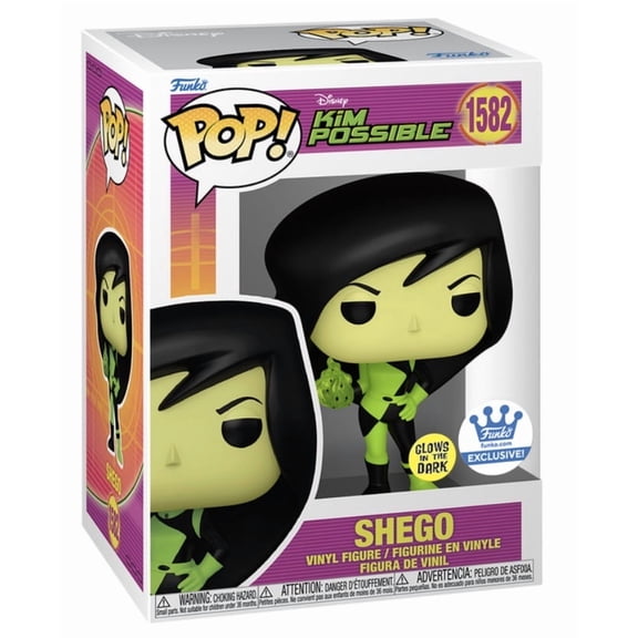 Funko Pop! Shego 1582 Vinyl Figure Glows in the Dark