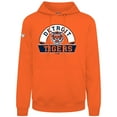 thumbnail image 2 of Men's Levelwear  Orange Detroit Tigers Podium Banner Arch Hoodie, 2 of 3
