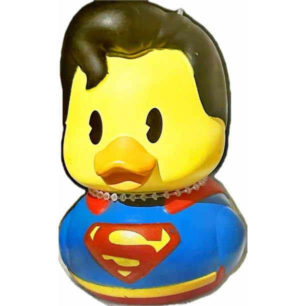 Juguete de baño con forma de pato de goma Just Play Superhero Man, 7,62 cm