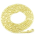 thumbnail image 6 of Nuragold 14k Real Yellow Gold Figaro Link 2.5mm Chain Necklace (16"-26") Italian Jewelry for Men & Women, 6 of 18