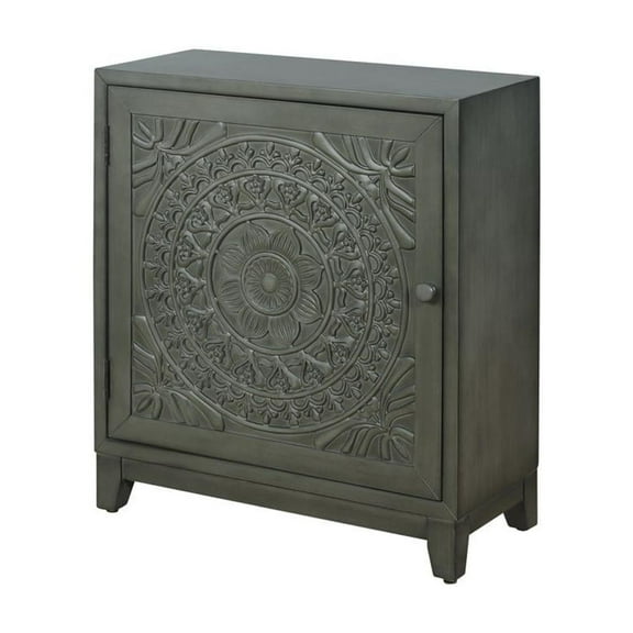 Powell Grace Accent Cabinet Dark Grey