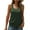 Army Green, variant on Women V Neck Tank Tops Ribbed Sleeveless Casual Tops Shirts