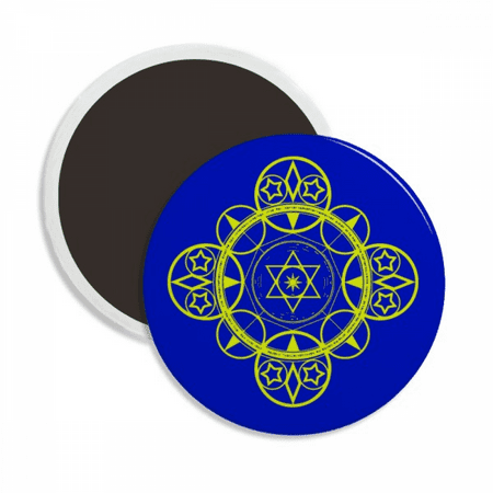 

Rotate Imprinting Round Ceracs Fridge Magnet Keepsake Decoration