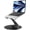 Glossy Black, variant on Adjustable Aluminum Laptop Stand with Phone Holder, Ergonomic Desktop Riser and Lectern Stand Compatible with MacBook and All Notebooks up to 17.3 Inches, Silver